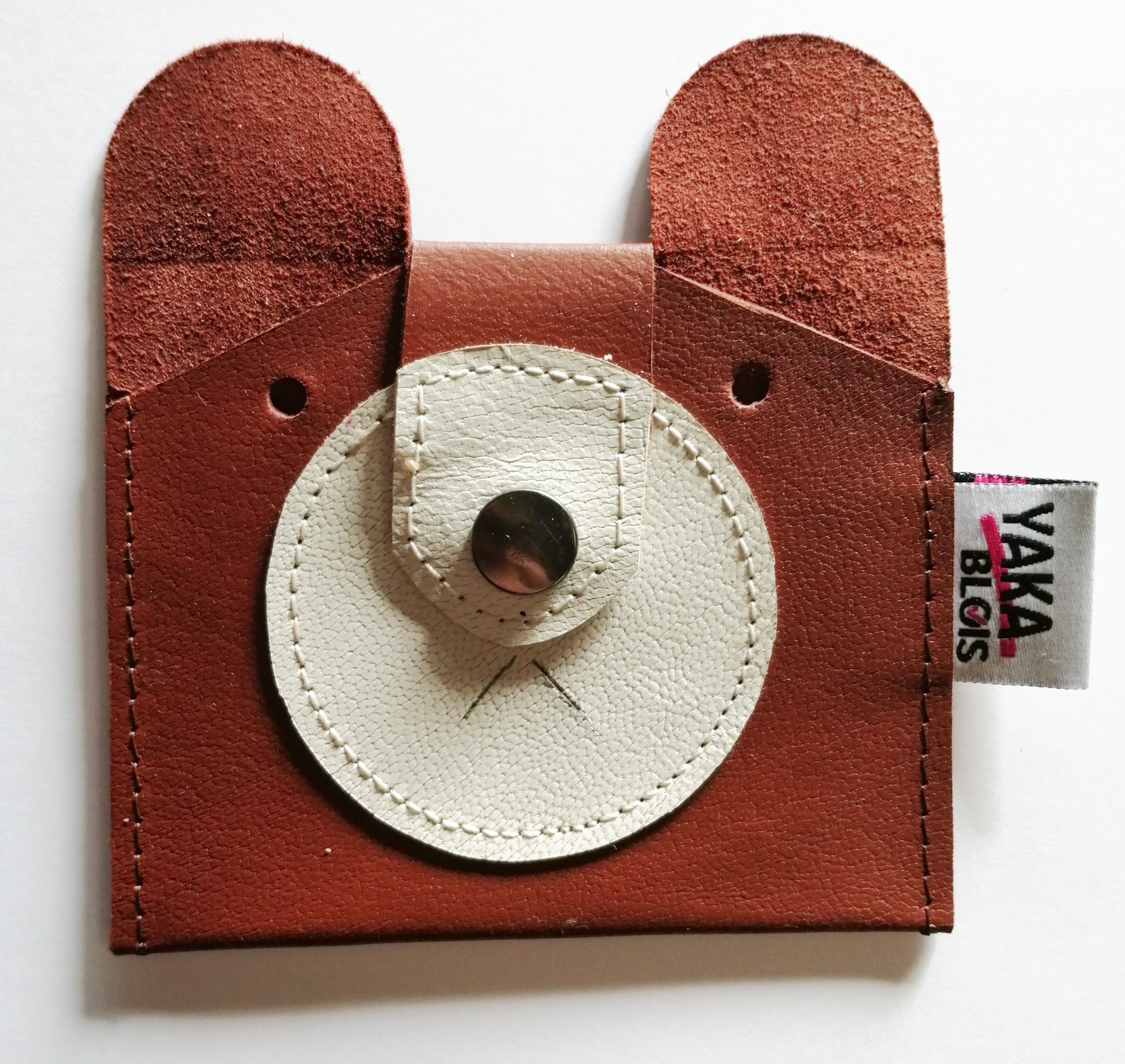 Porte-monnaie animaux en cuir recyclé – Image 2